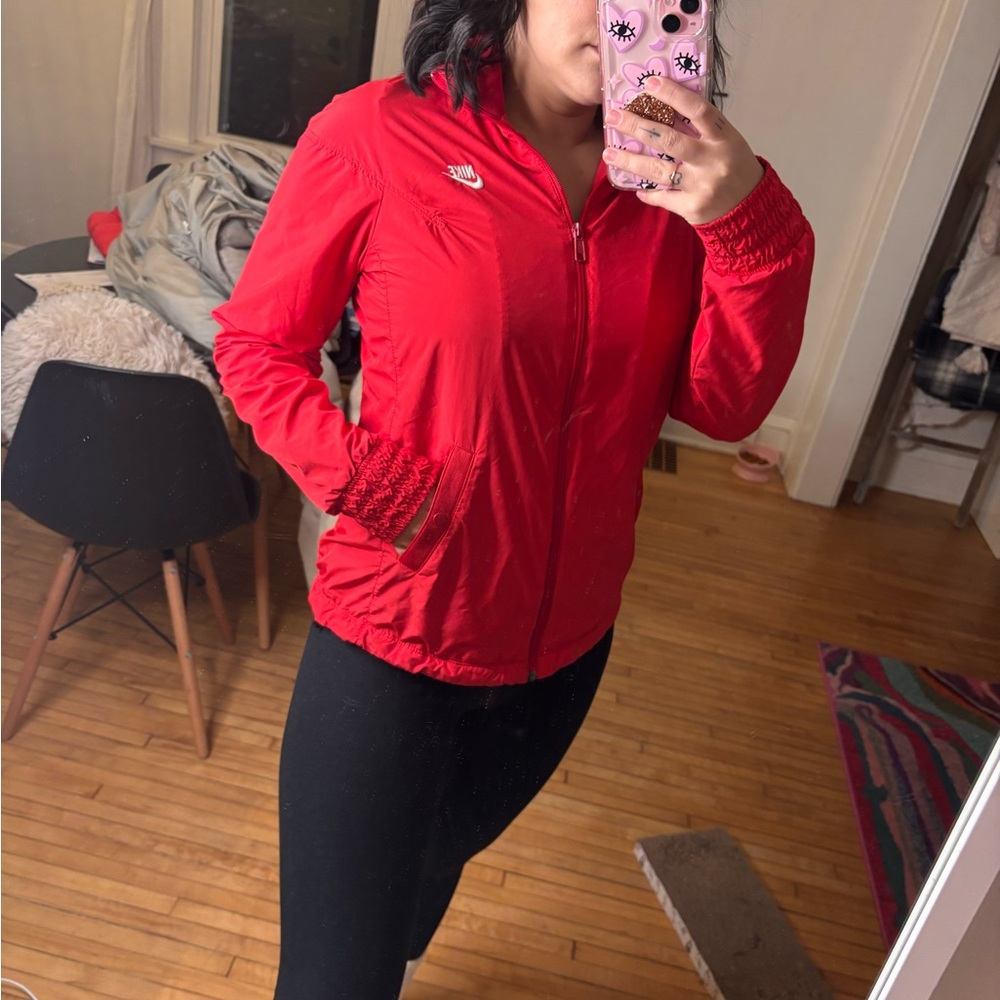 Vintage Nike Red Windbreaker Jacket - Picture 3 of 6